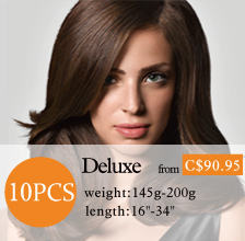 10pcs clip in hair extensions